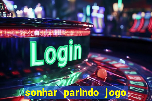 sonhar parindo jogo do bicho